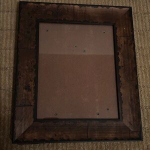 Rustic Brown Wooden Picture Frame
